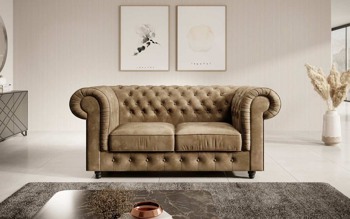 Chesterfield Sofa Roya (Samt) - Luxusbetten24