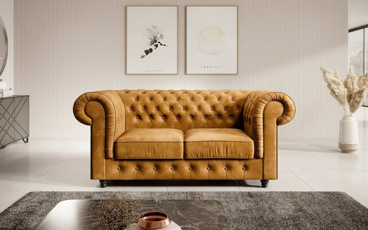 Chesterfield Sofa Roya (Samt) - Luxusbetten24