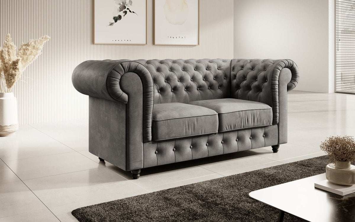 Chesterfield Sofa Roya (Samt) - Luxusbetten24