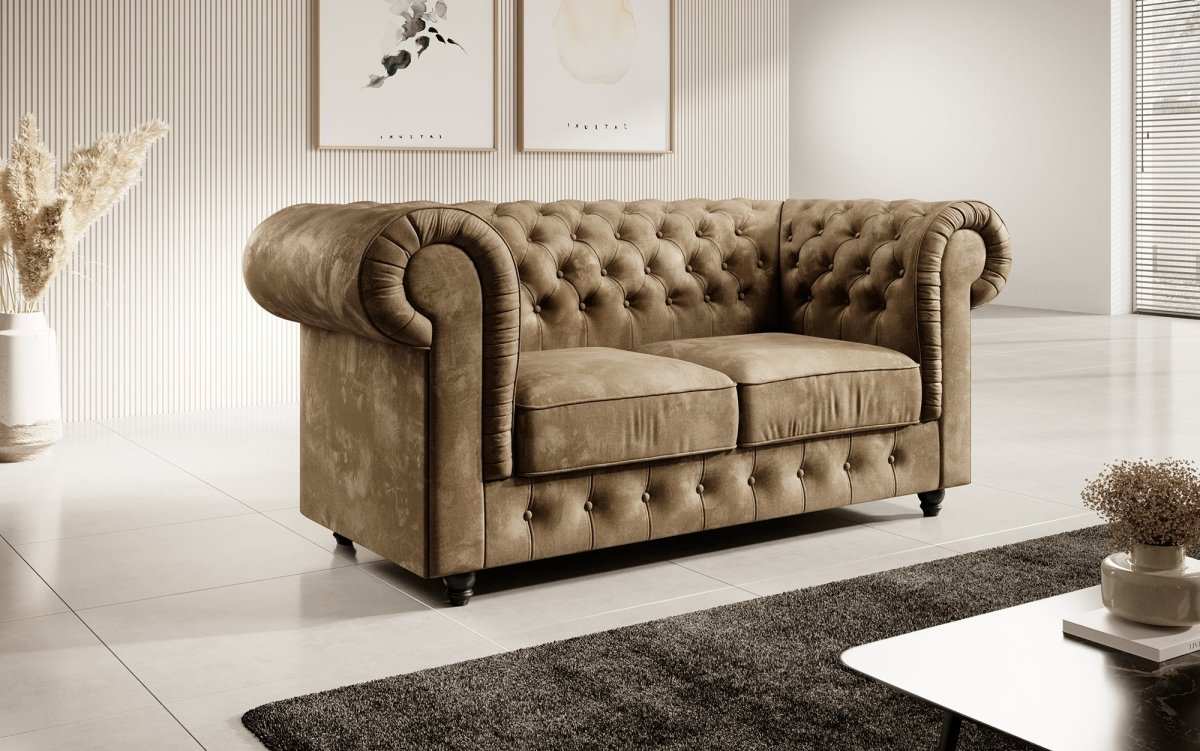 Chesterfield Sofa Roya (Samt) - Luxusbetten24