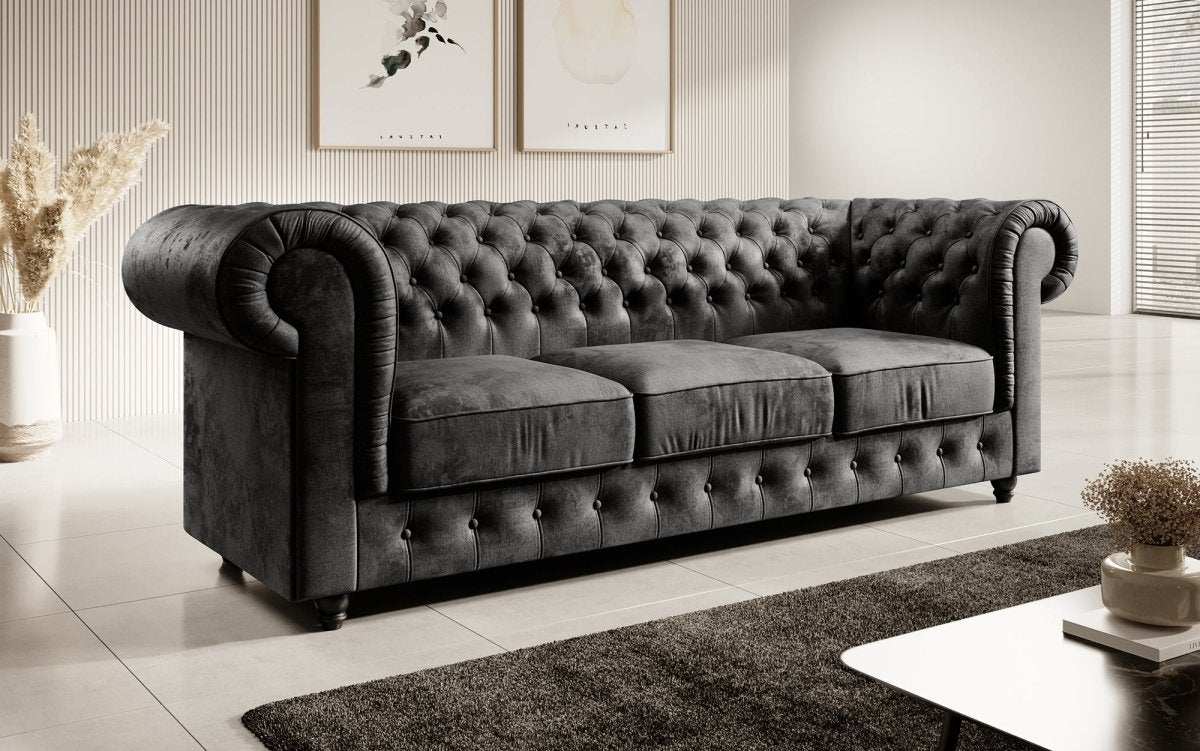 Chesterfield Sofa Sora (Samt) - Luxusbetten24