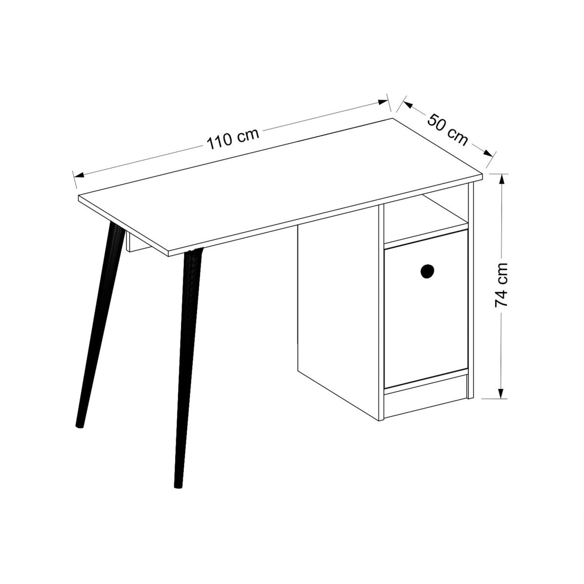 Designer Schreibtisch Lauri - Luxusbetten24