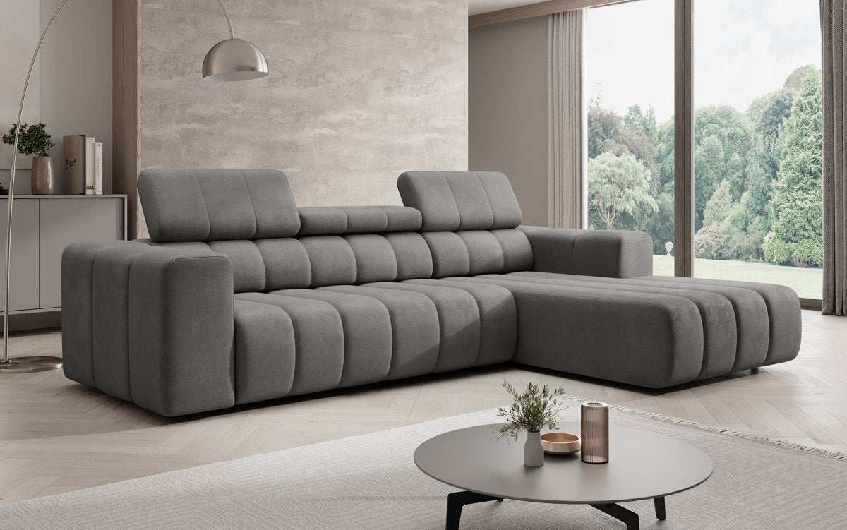 Designer Sofa Aurora Mini mit verstellbaren Kopfstützen - Luxusbetten24