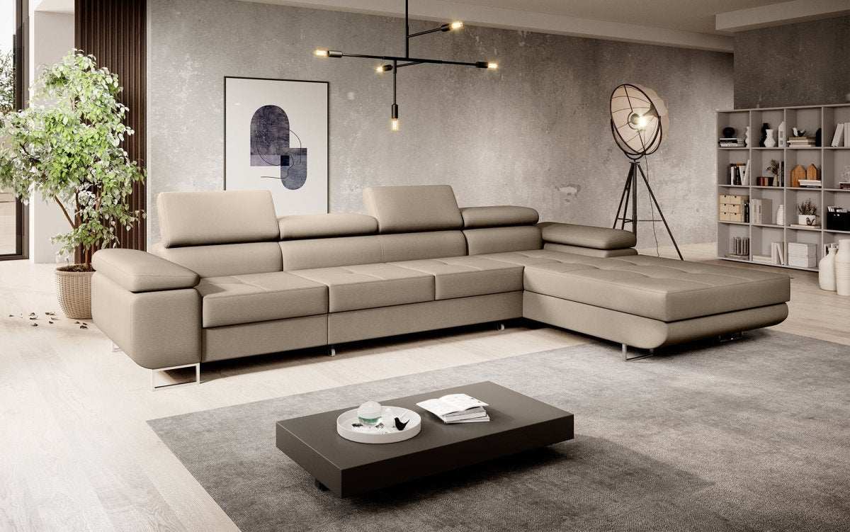 Designer Sofa Calvera Maxi mit Schlaf- und Klappfunktion - Luxusbetten24