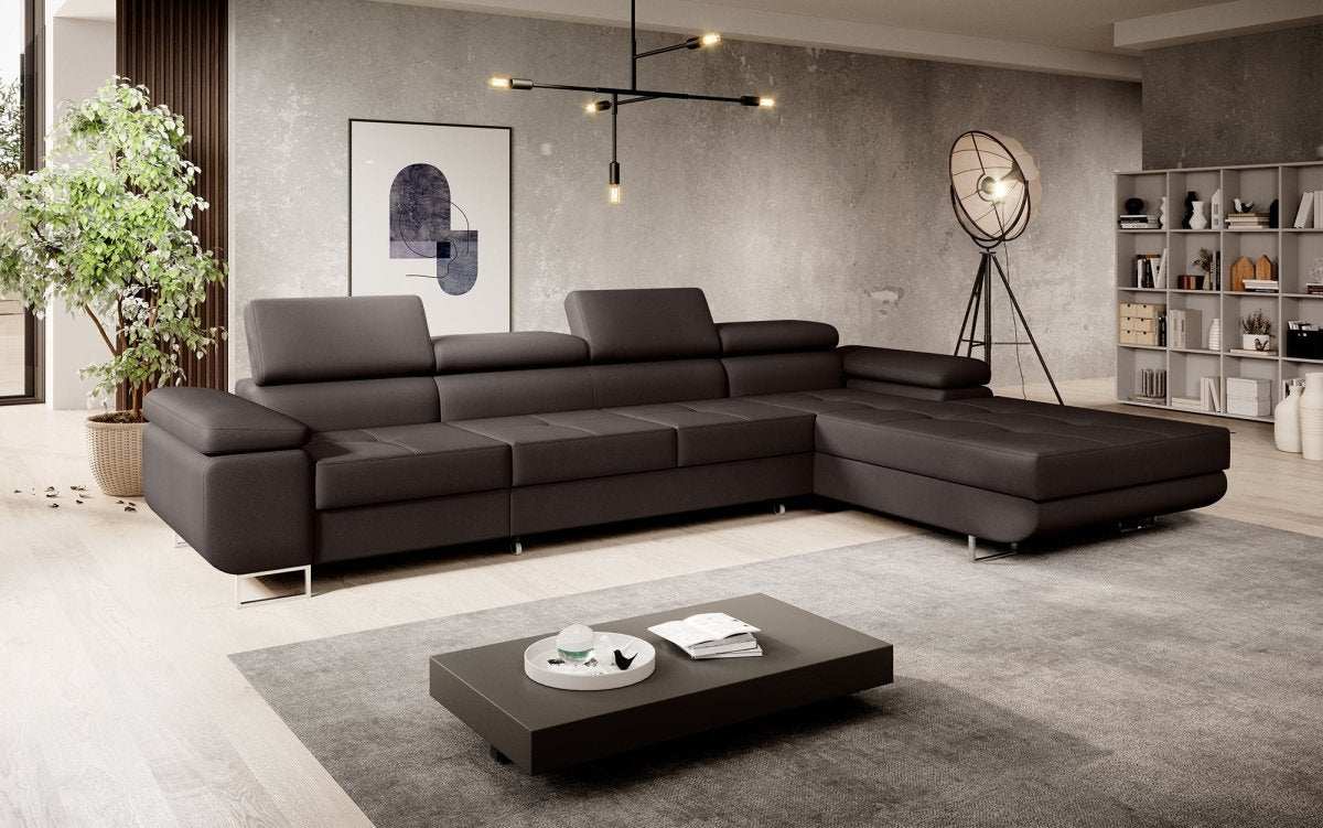 Designer Sofa Calvera Maxi mit Schlaf- und Klappfunktion - Luxusbetten24