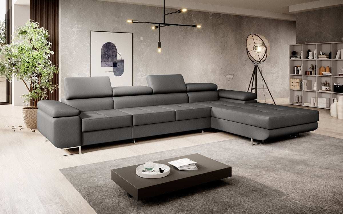 Designer Sofa Calvera Maxi mit Schlaf- und Klappfunktion - Luxusbetten24