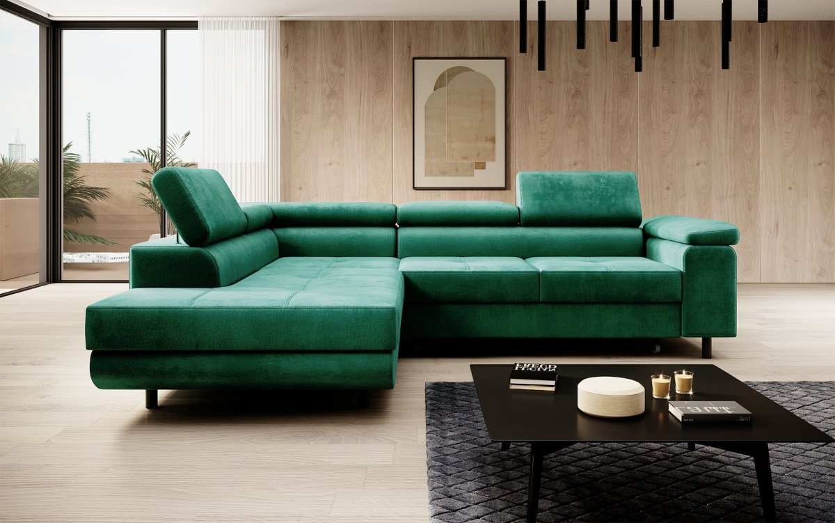 Designer Sofa Costa mit Schlaf - und Klappfunktion - Luxusbetten24