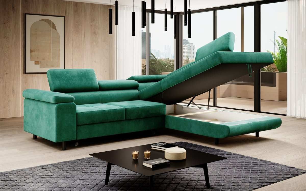 Designer Sofa Costa mit Schlaf - und Klappfunktion - Luxusbetten24