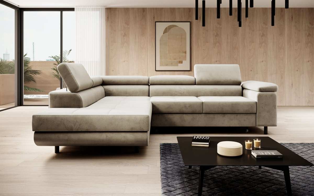 Designer Sofa Costa mit Schlaf - und Klappfunktion - Luxusbetten24