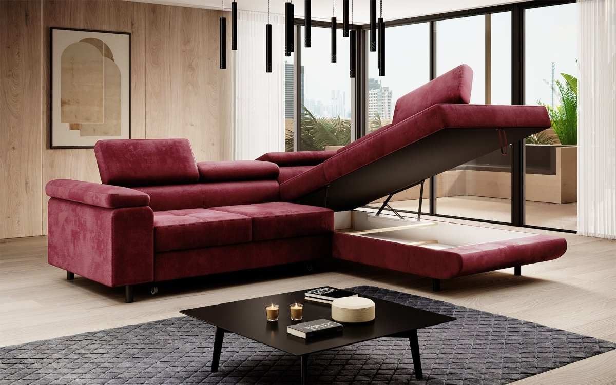 Designer Sofa Costa mit Schlaf - und Klappfunktion - Luxusbetten24