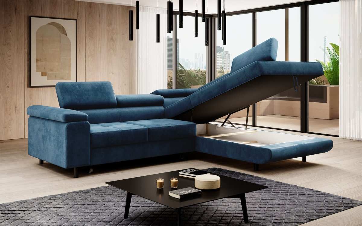 Designer Sofa Costa mit Schlaf - und Klappfunktion - Luxusbetten24