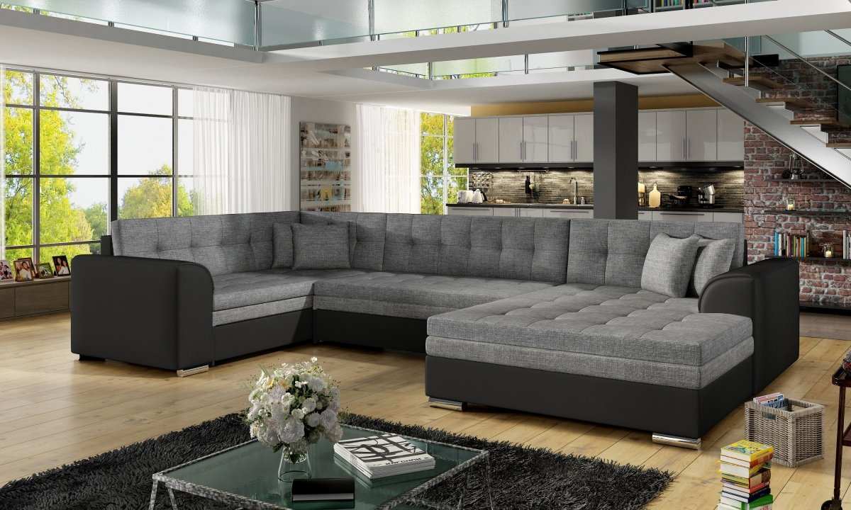 Designer Sofa Damario mit Schlaffunktion - Luxusbetten24