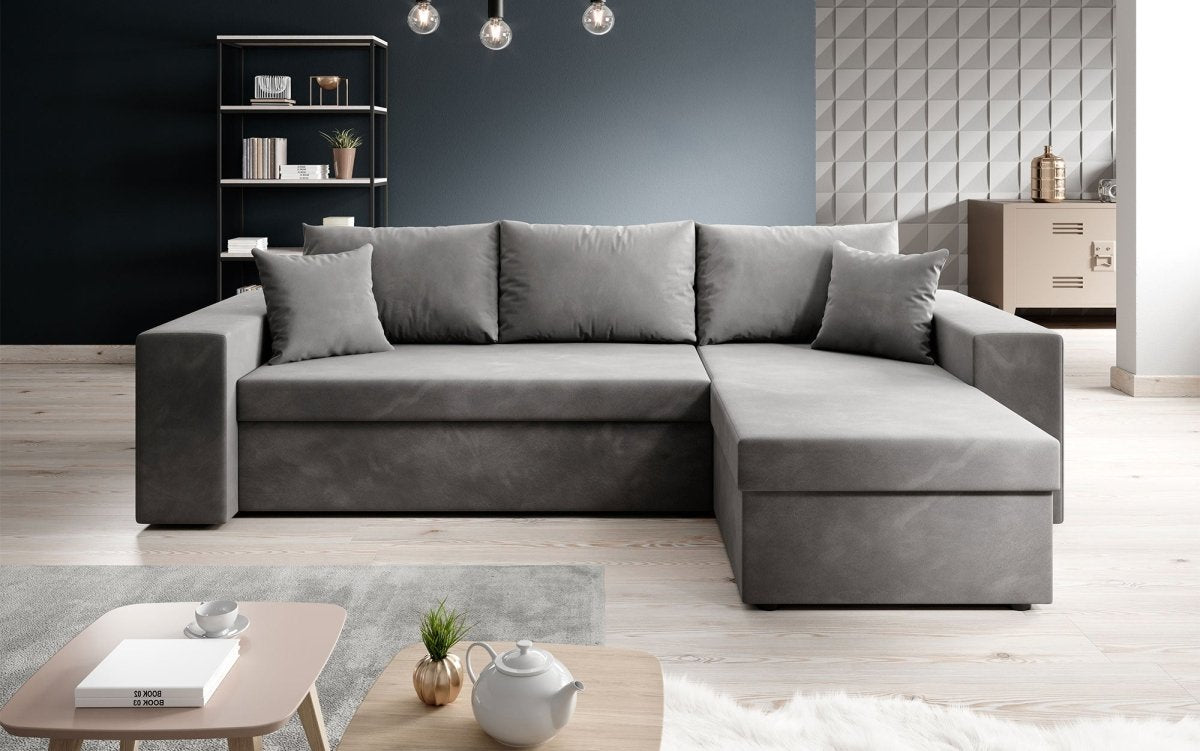 Designer Sofa Denver mit Schlaf- und Klappfunktion - Luxusbetten24