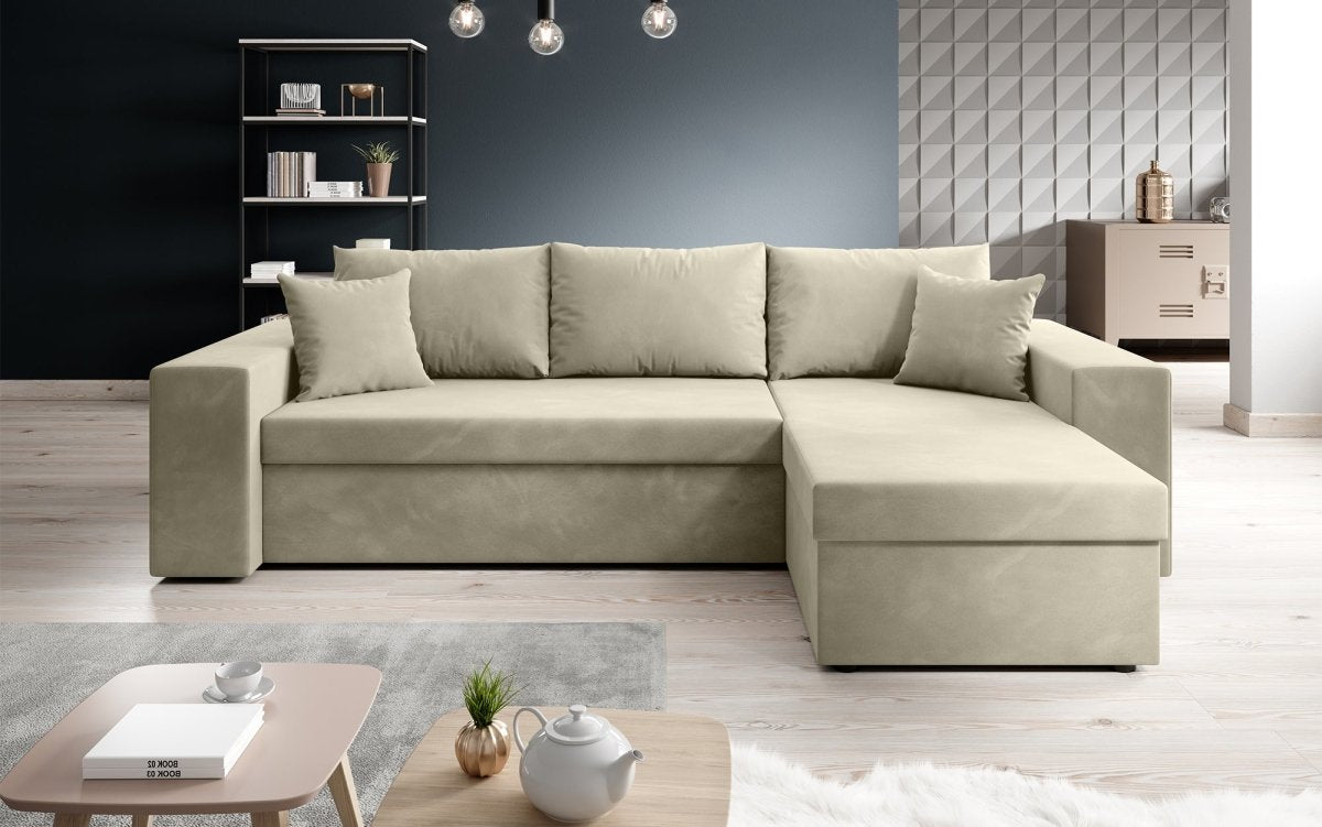 Designer Sofa Denver mit Schlaf- und Klappfunktion - Luxusbetten24