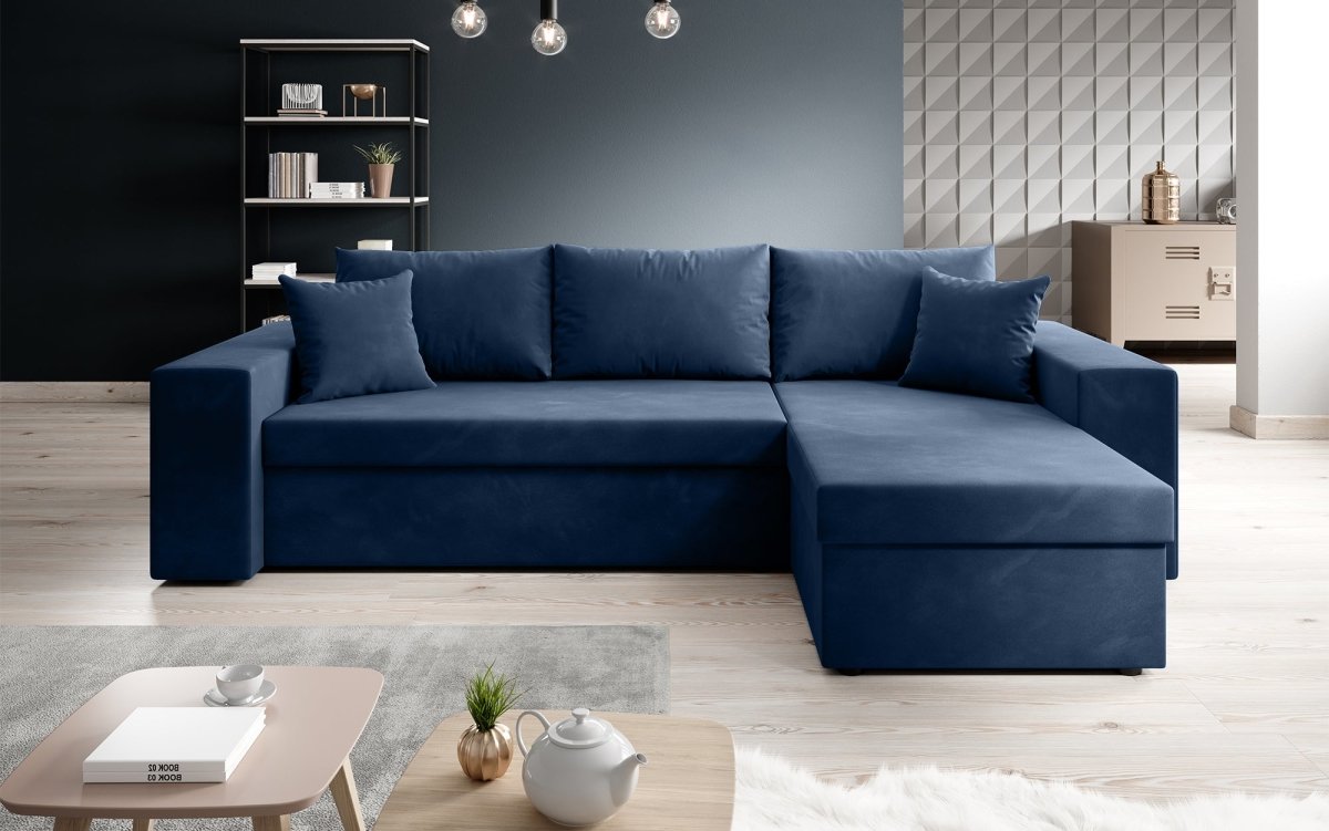 Designer Sofa Denver mit Schlaf- und Klappfunktion - Luxusbetten24