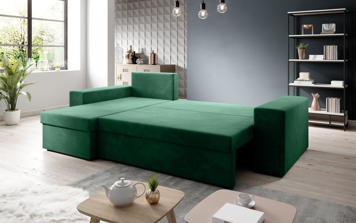 Designer Sofa Denver mit Schlaf- und Klappfunktion - Luxusbetten24