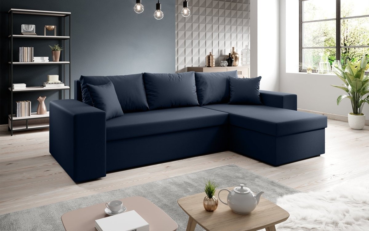 Designer Sofa Denver mit Schlaf- und Klappfunktion - Luxusbetten24