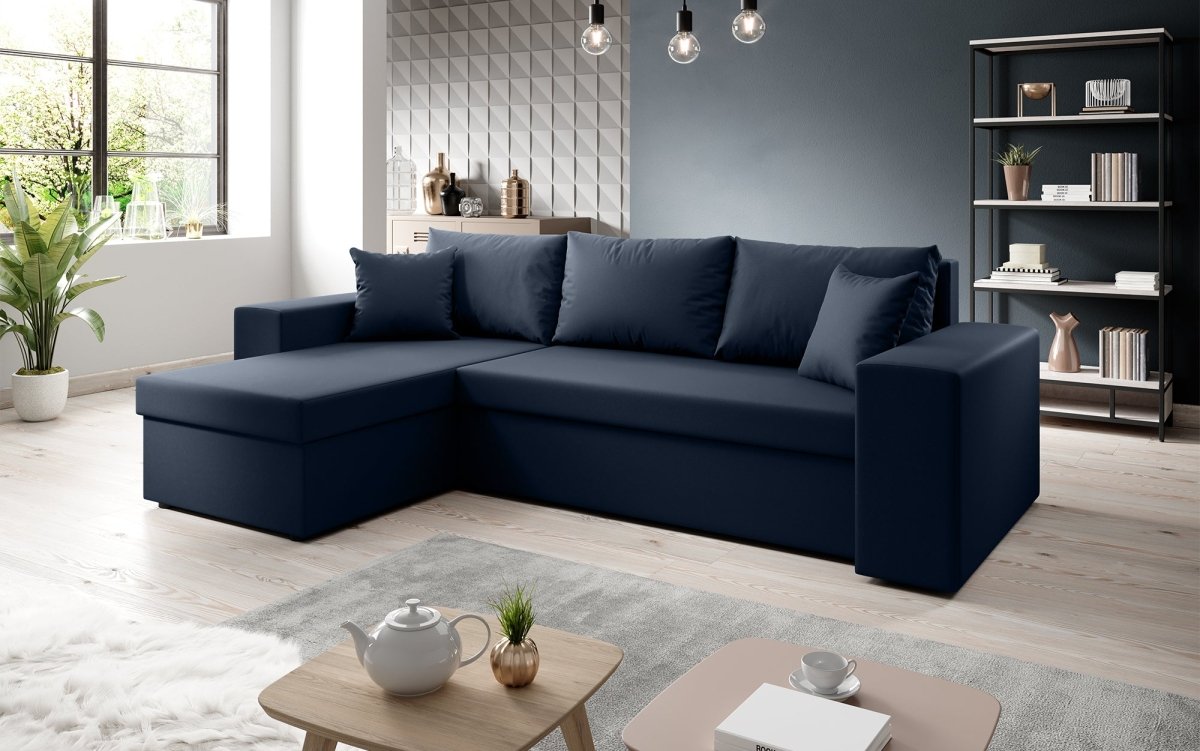 Designer Sofa Denver mit Schlaf- und Klappfunktion - Luxusbetten24