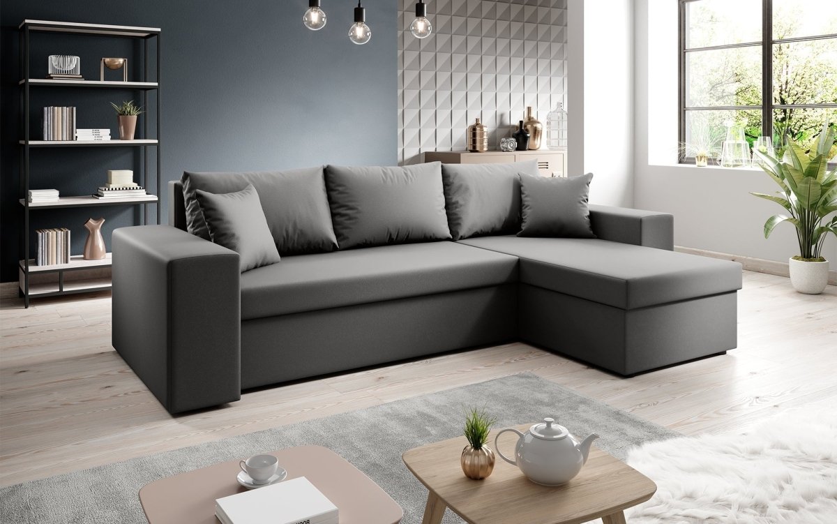 Designer Sofa Denver mit Schlaf- und Klappfunktion - Luxusbetten24