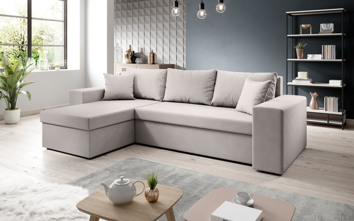 Designer Sofa Denver mit Schlaf- und Klappfunktion - Luxusbetten24