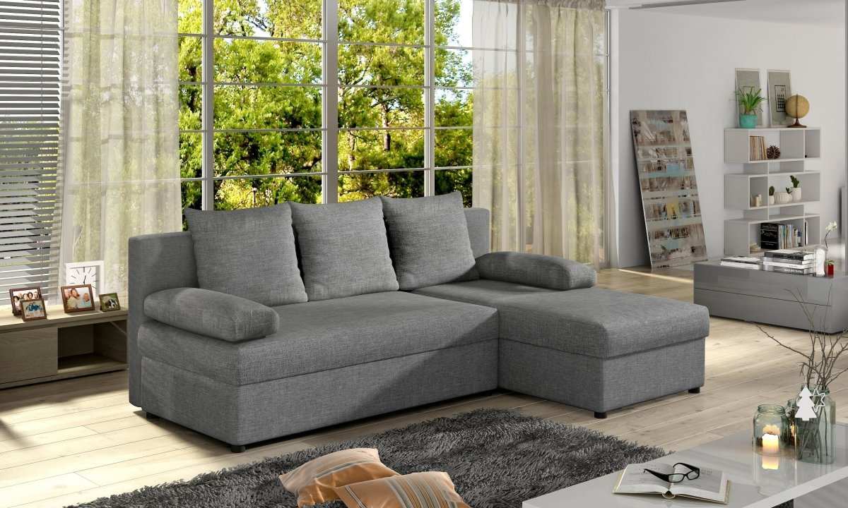 Designer Sofa Gino mit Stauraum und Schlaffunktion - Luxusbetten24