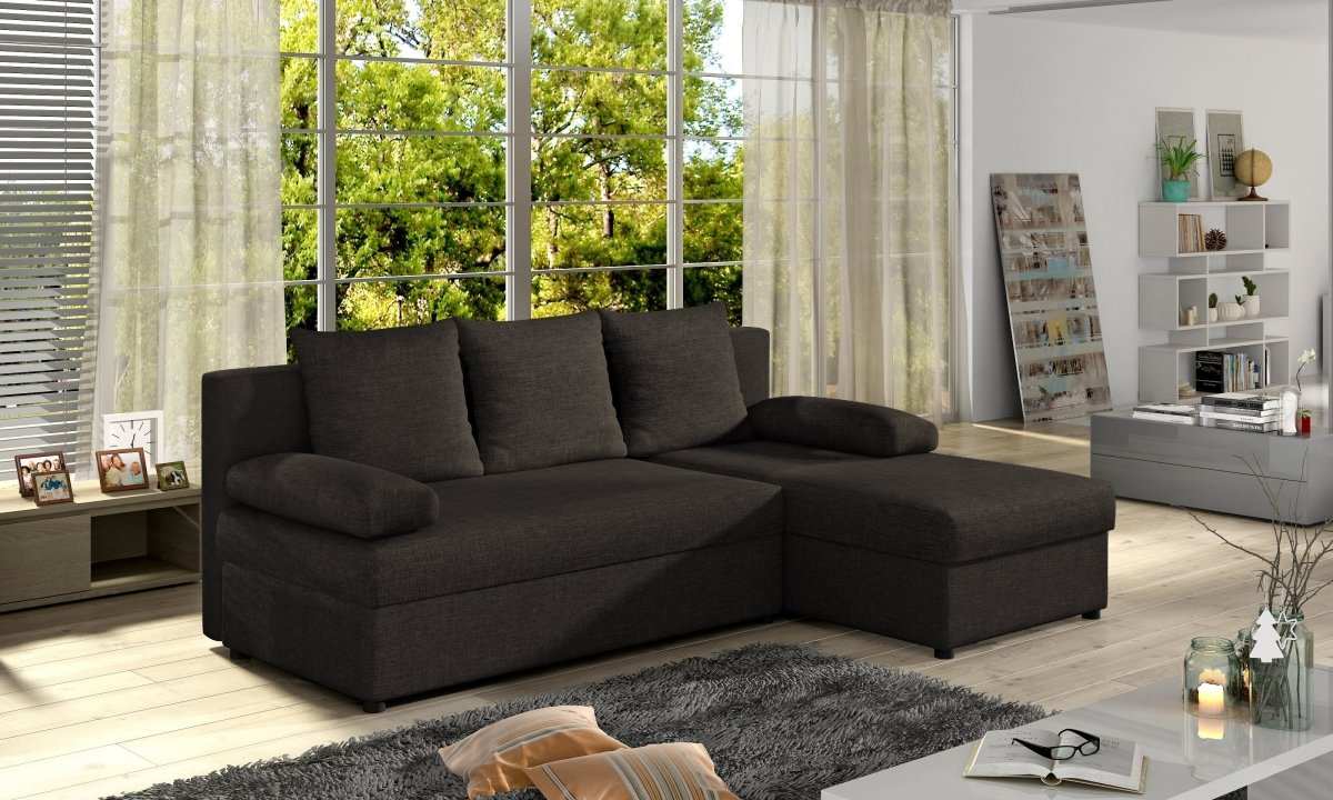 Designer Sofa Gino mit Stauraum und Schlaffunktion - Luxusbetten24