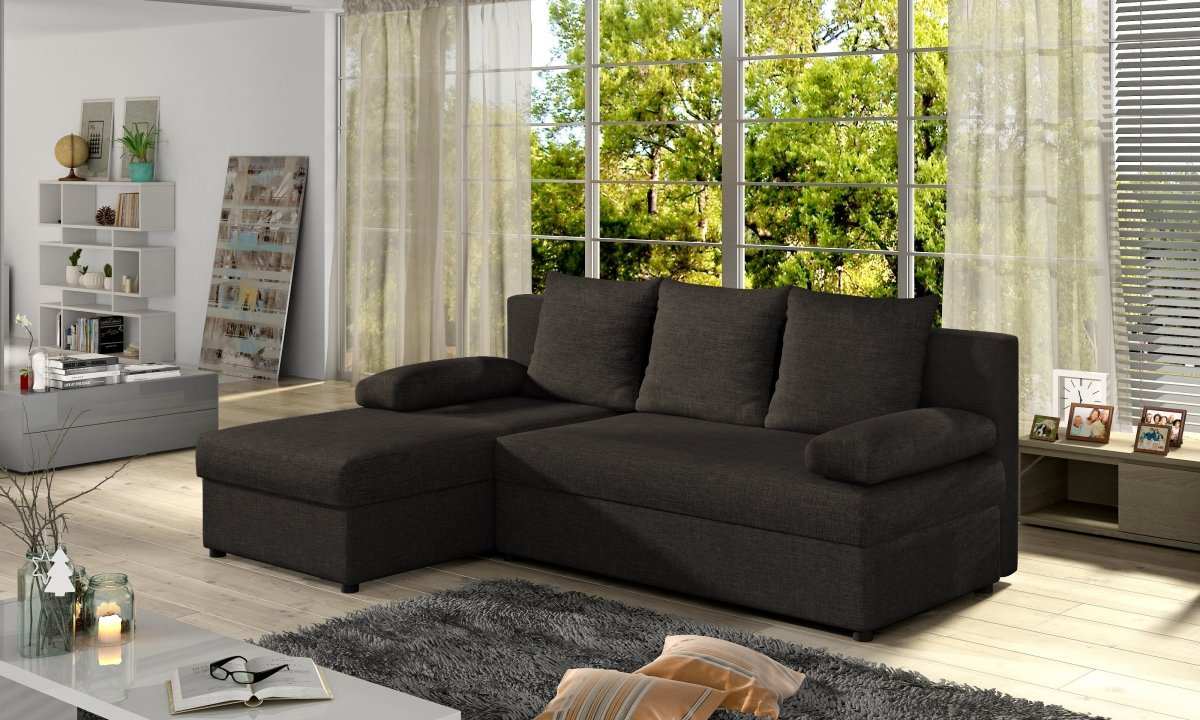 Designer Sofa Gino mit Stauraum und Schlaffunktion - Luxusbetten24