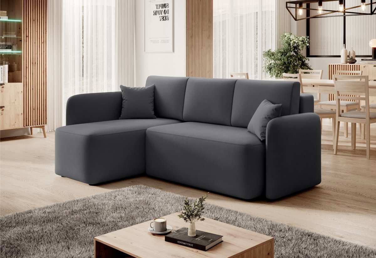 Designer Sofa Ina mit Stauraum und Schlaffunktion - Luxusbetten24