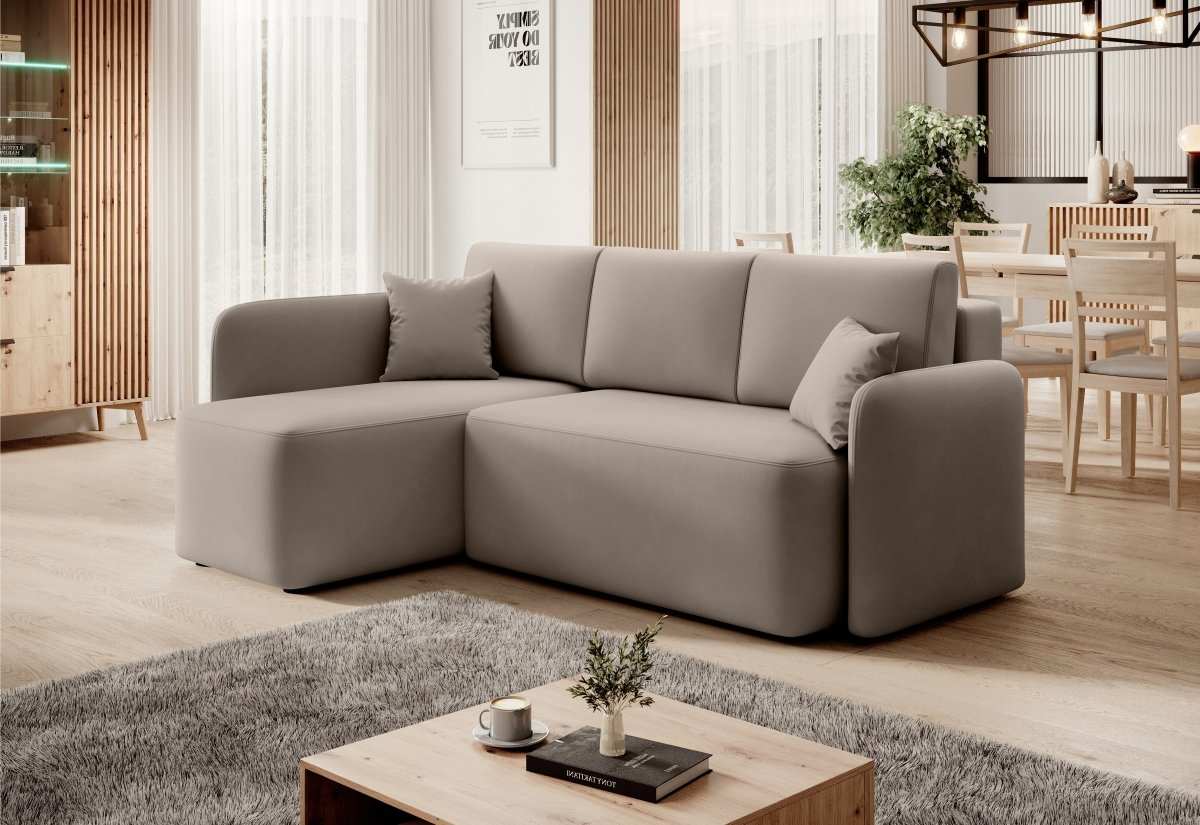 Designer Sofa Ina mit Stauraum und Schlaffunktion - Luxusbetten24