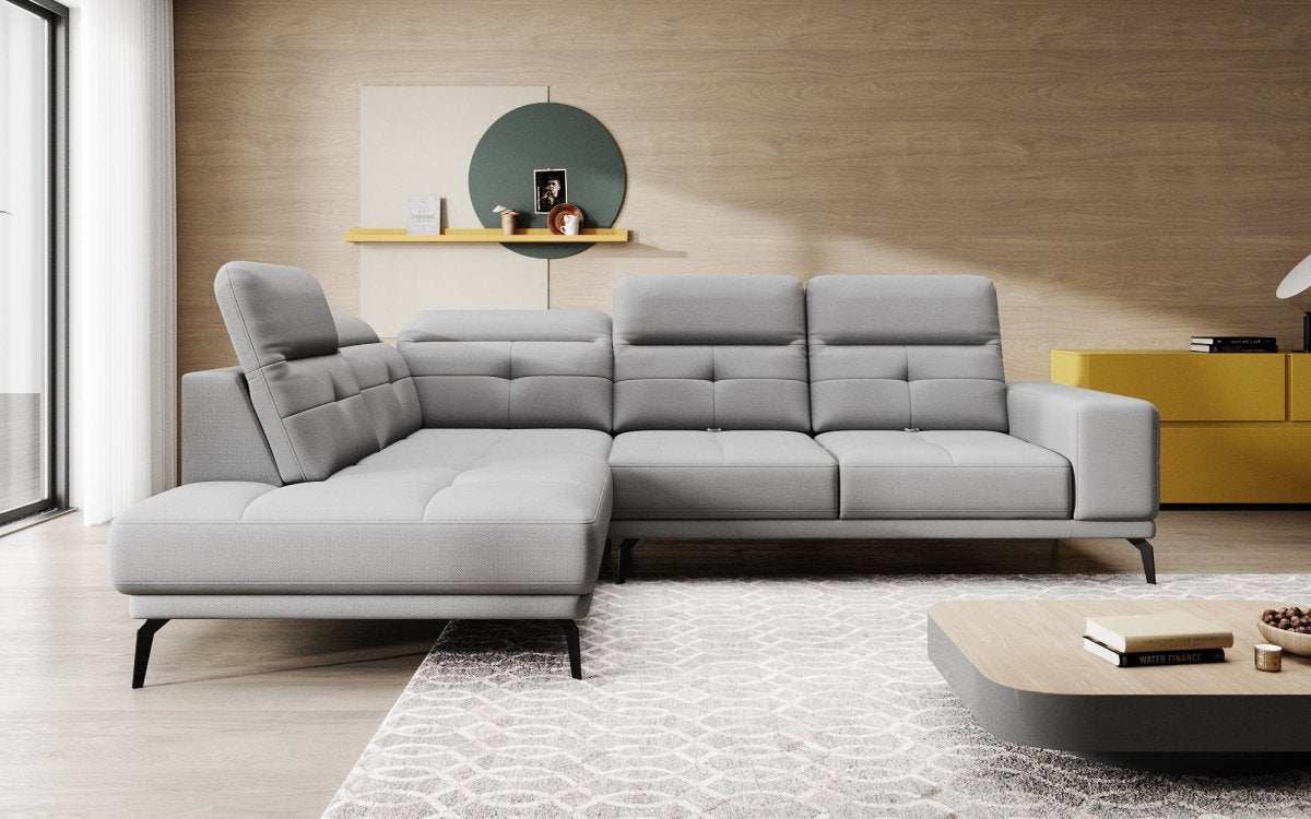 Designer Sofa Isabella mit verstellbarer Kopf- und Rückenlehne - Luxusbetten24