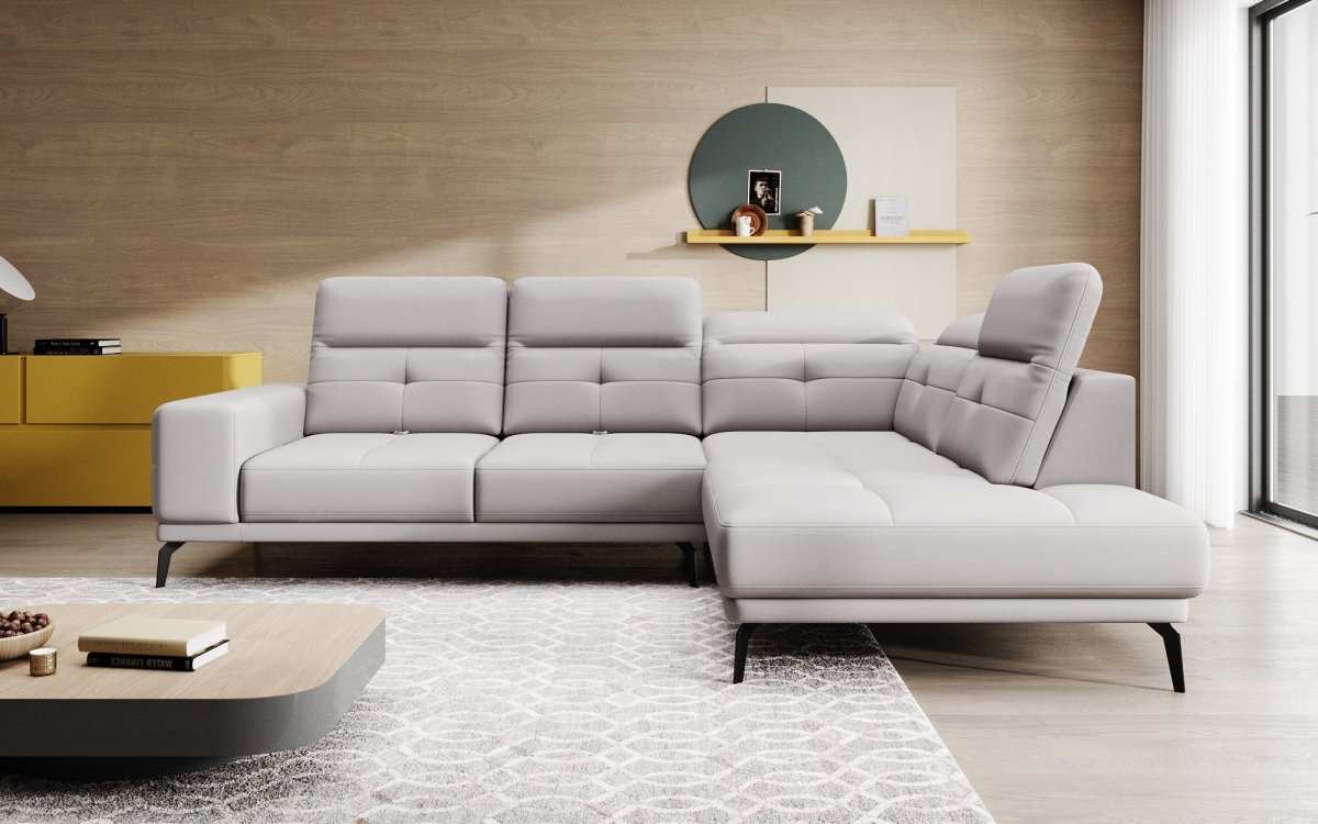 Designer Sofa Isabella mit verstellbarer Kopf- und Rückenlehne - Luxusbetten24