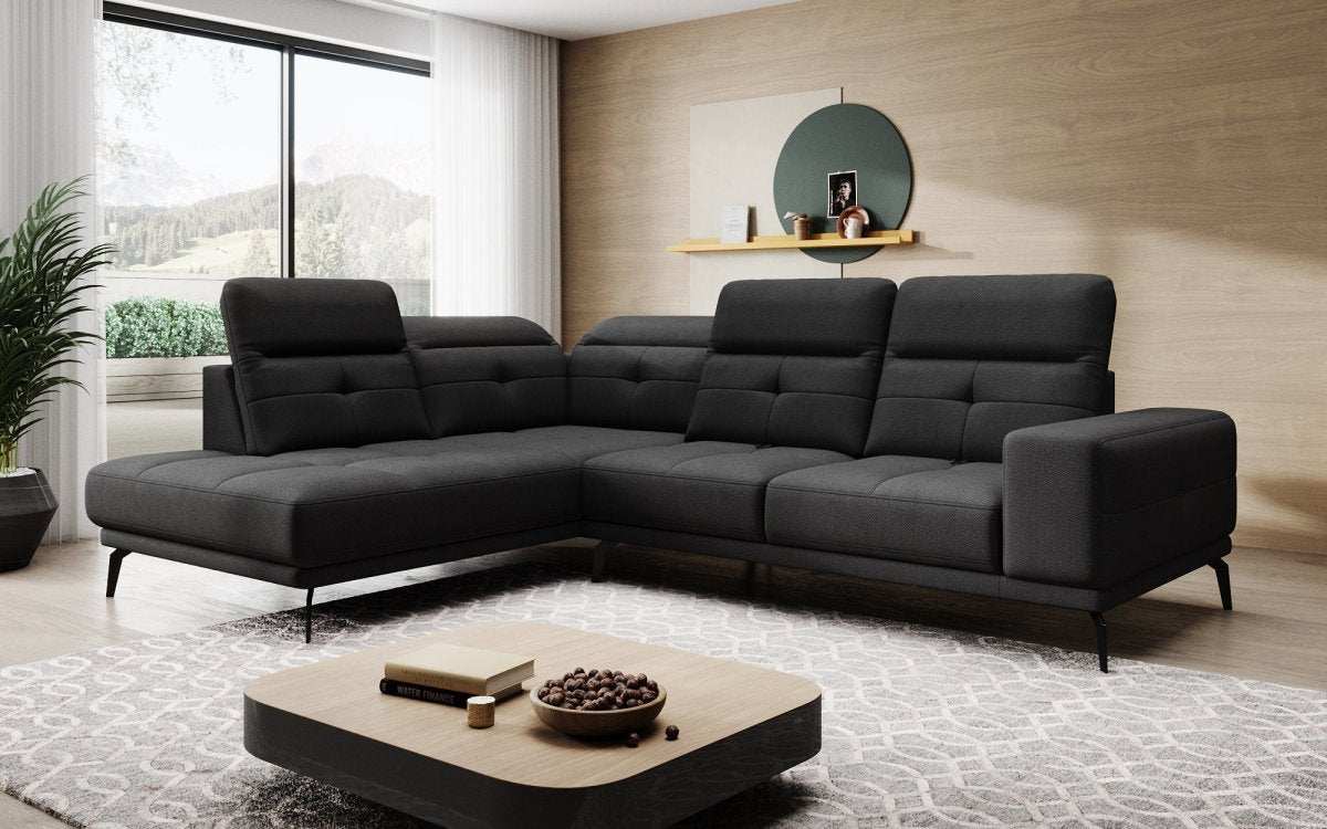 Designer Sofa Isabella mit verstellbarer Kopf- und Rückenlehne - Luxusbetten24