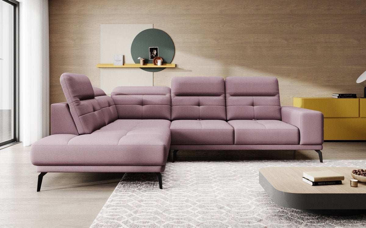 Designer Sofa Isabella mit verstellbarer Kopf- und Rückenlehne - Luxusbetten24