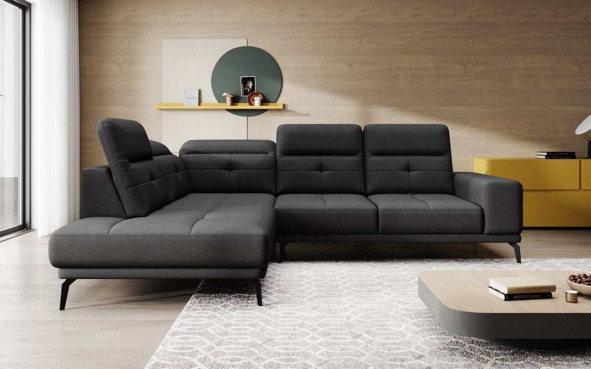 Designer Sofa Isabella mit verstellbarer Kopf- und Rückenlehne - Luxusbetten24