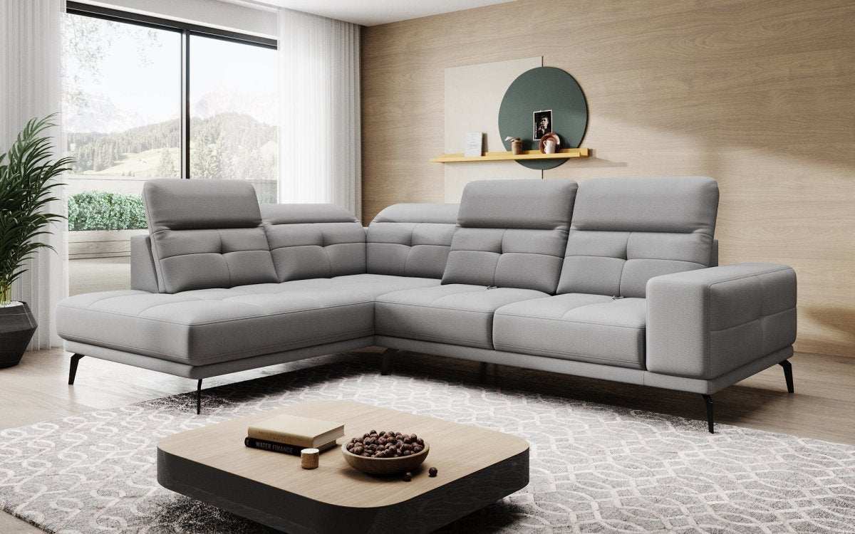 Designer Sofa Isabella mit verstellbarer Kopf- und Rückenlehne - Luxusbetten24