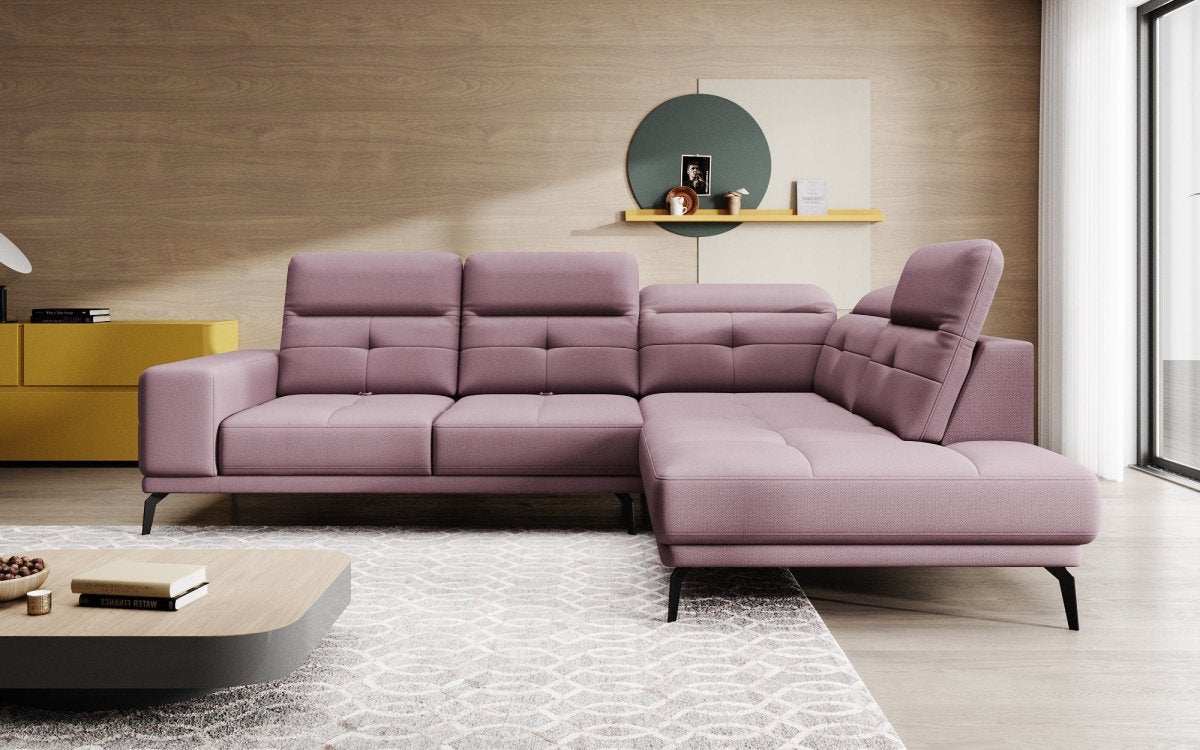 Designer Sofa Isabella mit verstellbarer Kopf- und Rückenlehne - Luxusbetten24