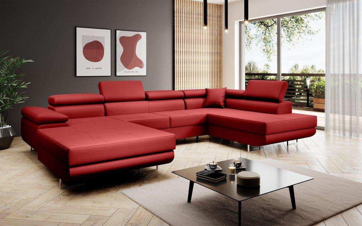 Designer Sofa Lago mit Schlaf - und Klappfunktion - Luxusbetten24