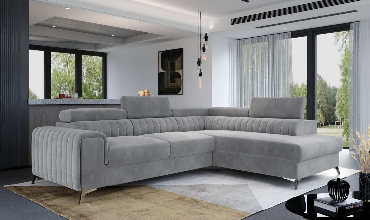 Designer Sofa Laurence mit Schlaf- und Klappfunktion - Luxusbetten24