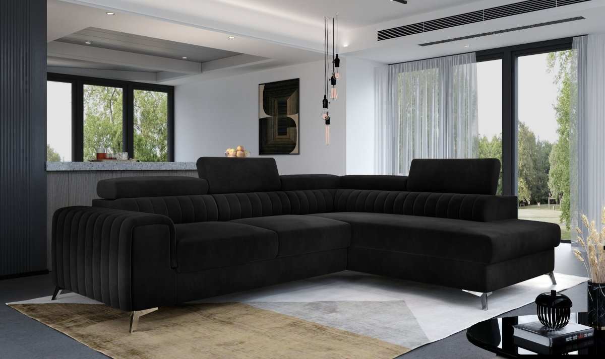 Designer Sofa Laurence mit Schlaf- und Klappfunktion - Luxusbetten24