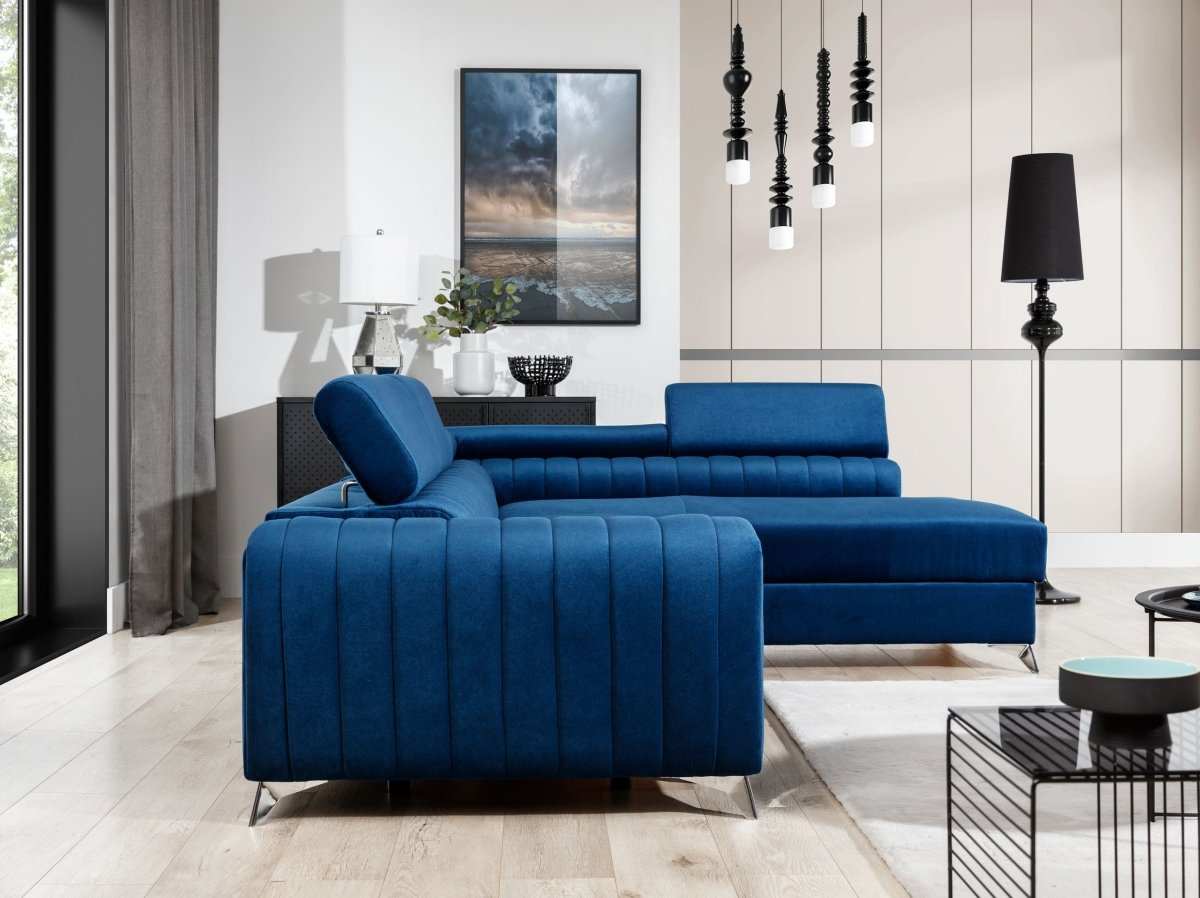 Designer Sofa Laurence mit Schlaf- und Klappfunktion - Luxusbetten24