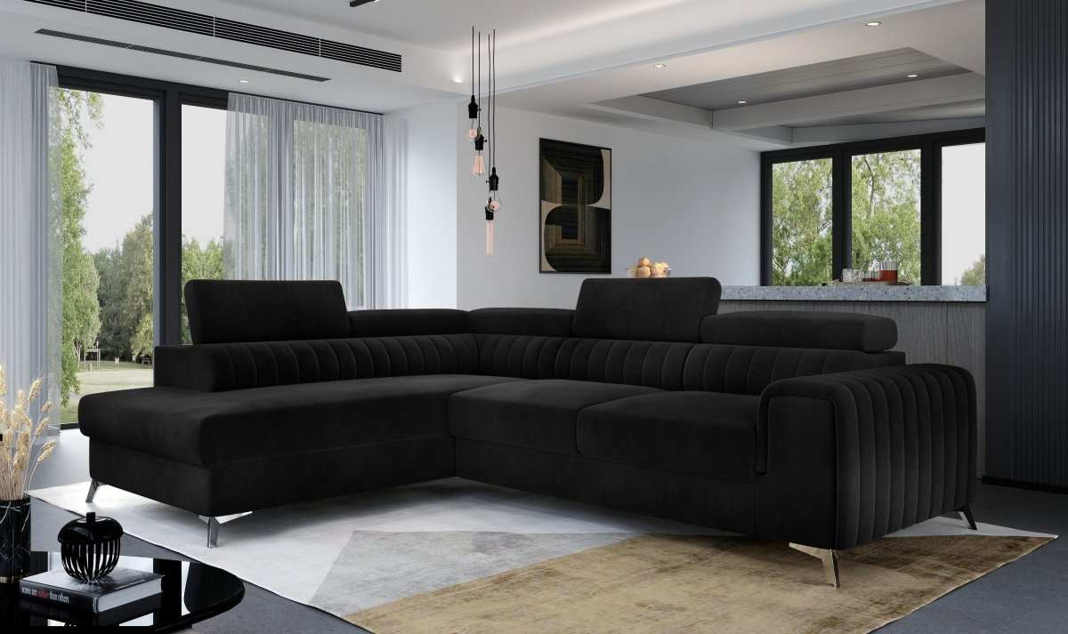 Designer Sofa Laurence mit Schlaf- und Klappfunktion - Luxusbetten24