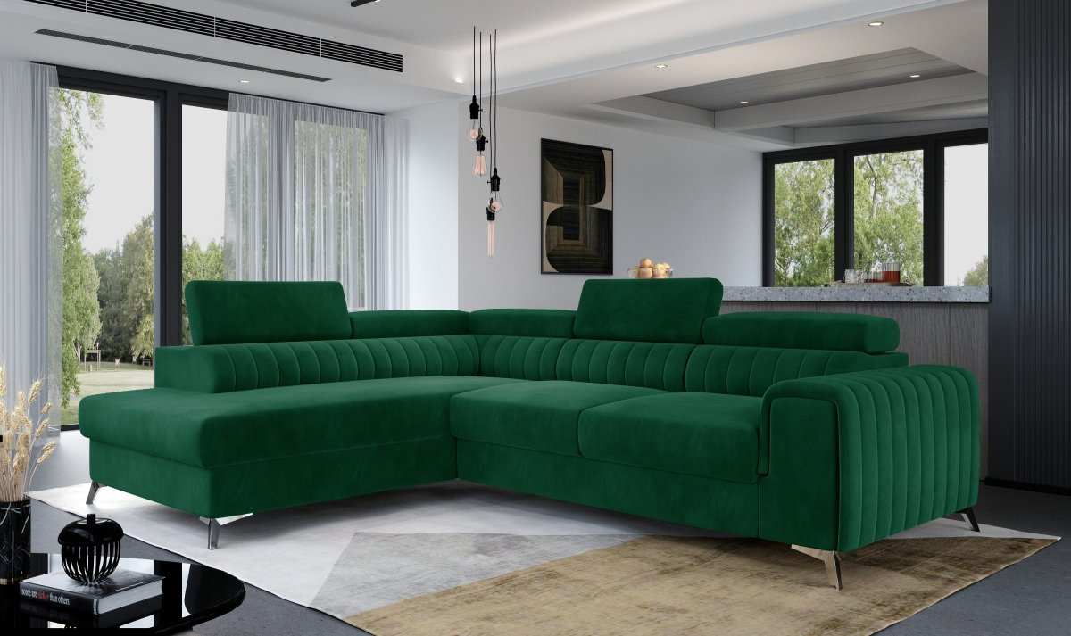 Designer Sofa Laurence mit Schlaf- und Klappfunktion - Luxusbetten24