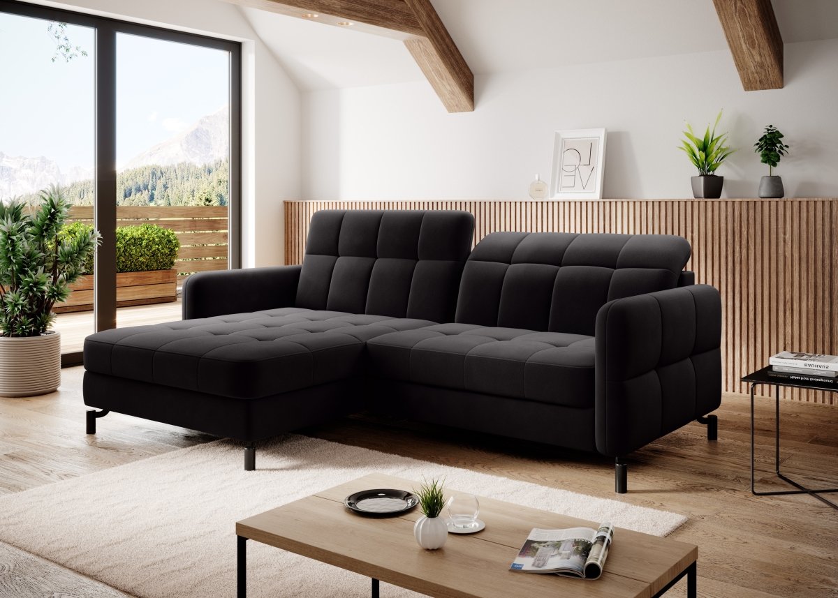 Designer Sofa Loria mit Schlaf- und Klappfunktion - Luxusbetten24