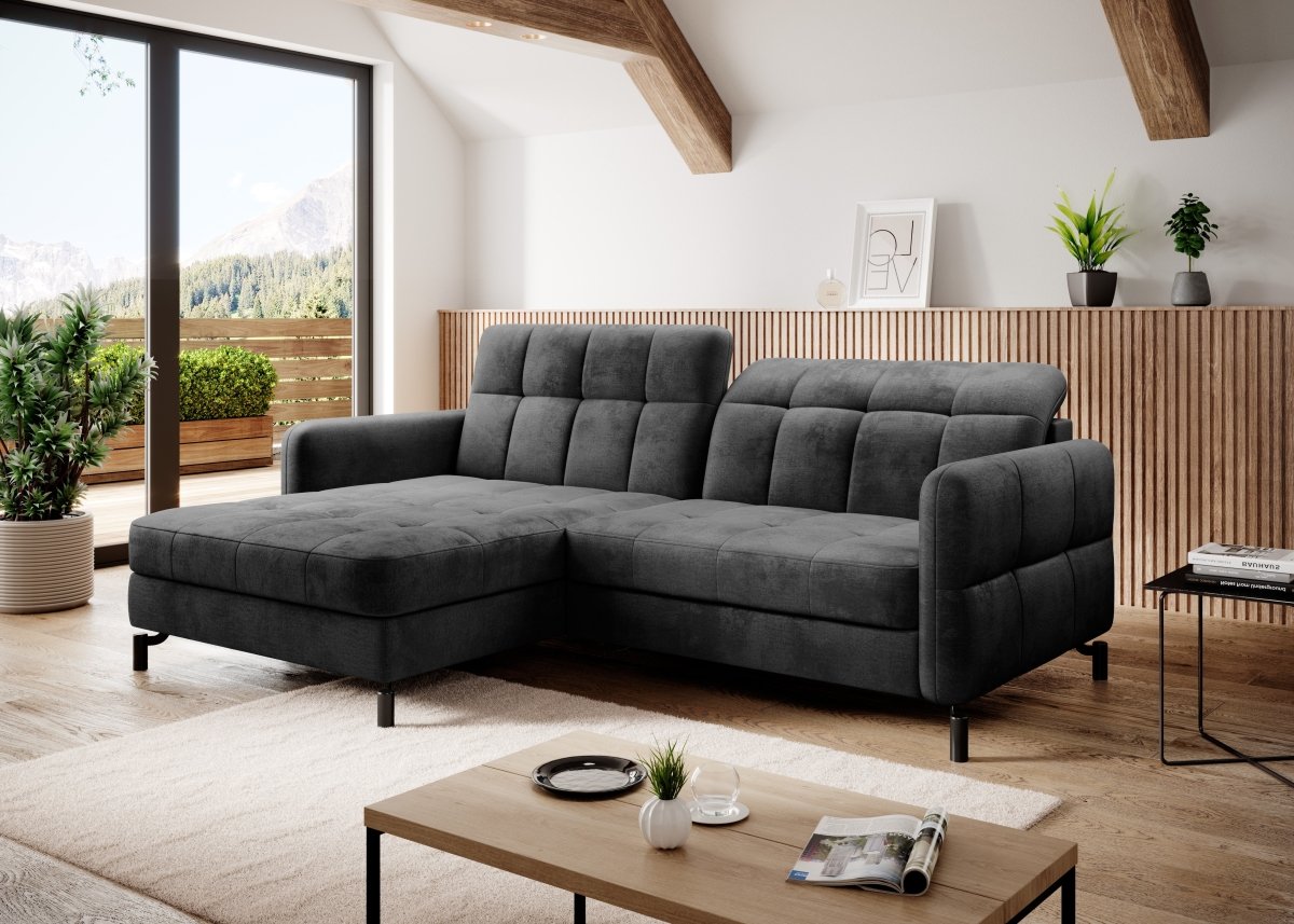 Designer Sofa Loria mit Schlaf- und Klappfunktion - Luxusbetten24