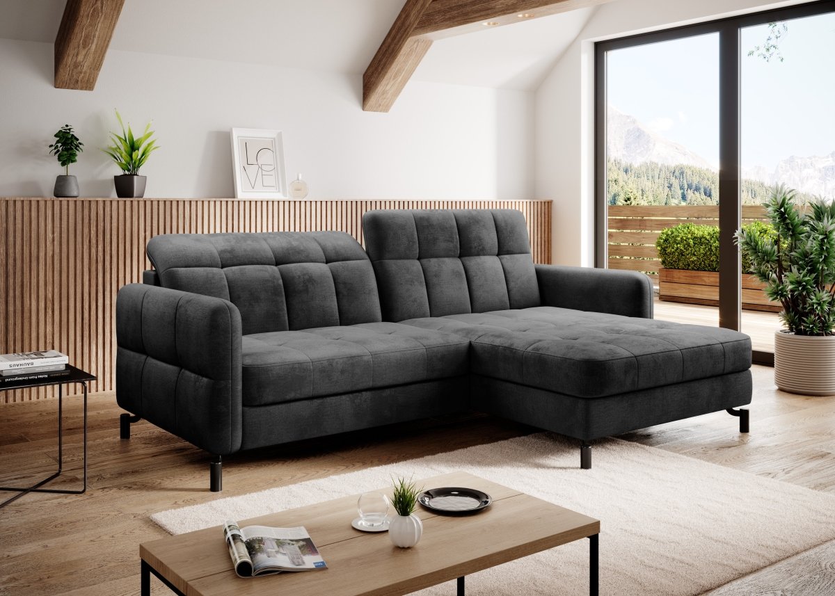 Designer Sofa Loria mit Schlaf- und Klappfunktion - Luxusbetten24