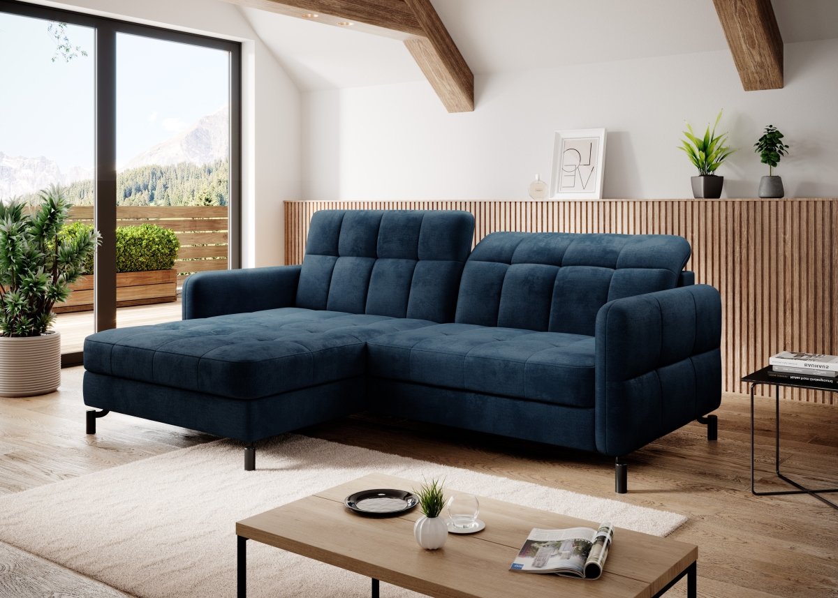 Designer Sofa Loria mit Schlaf- und Klappfunktion - Luxusbetten24