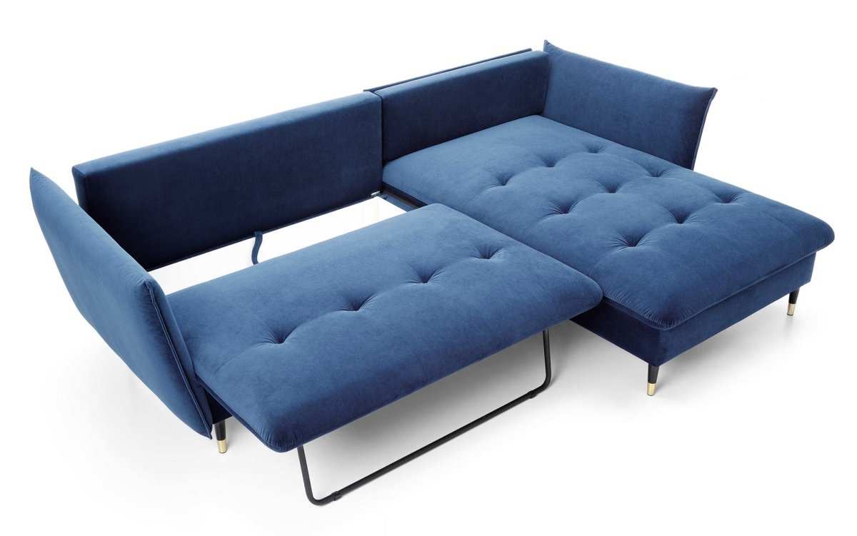 Designer Sofa Louise mit Schlaf- und Klappfunktion - Luxusbetten24