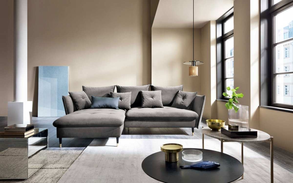 Designer Sofa Louise mit Schlaf- und Klappfunktion - Luxusbetten24