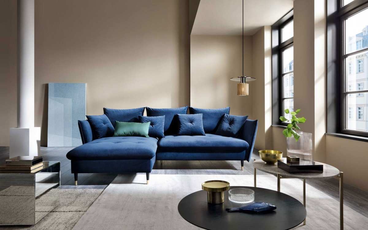 Designer Sofa Louise mit Schlaf- und Klappfunktion - Luxusbetten24