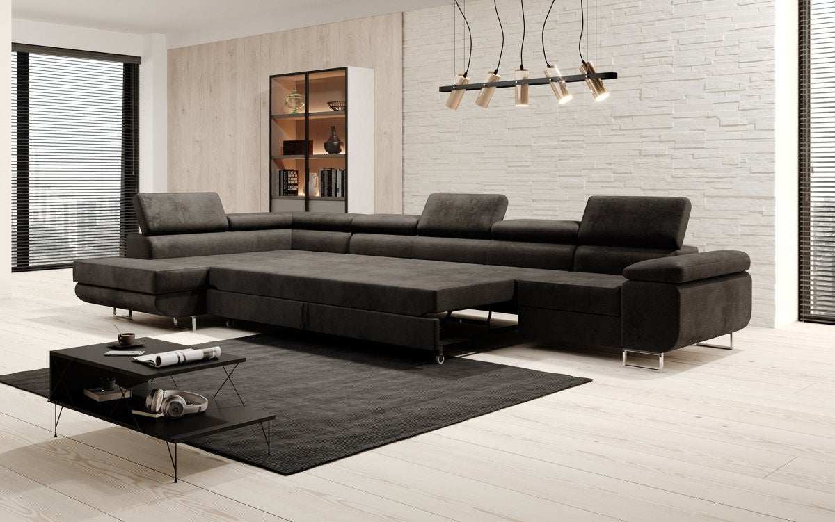 Designer Sofa Maxi mit Schlaf - und Klappfunktion - Luxusbetten24